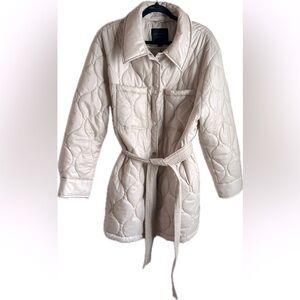 Sanctuary Champagne Quilted Puffer Jacket